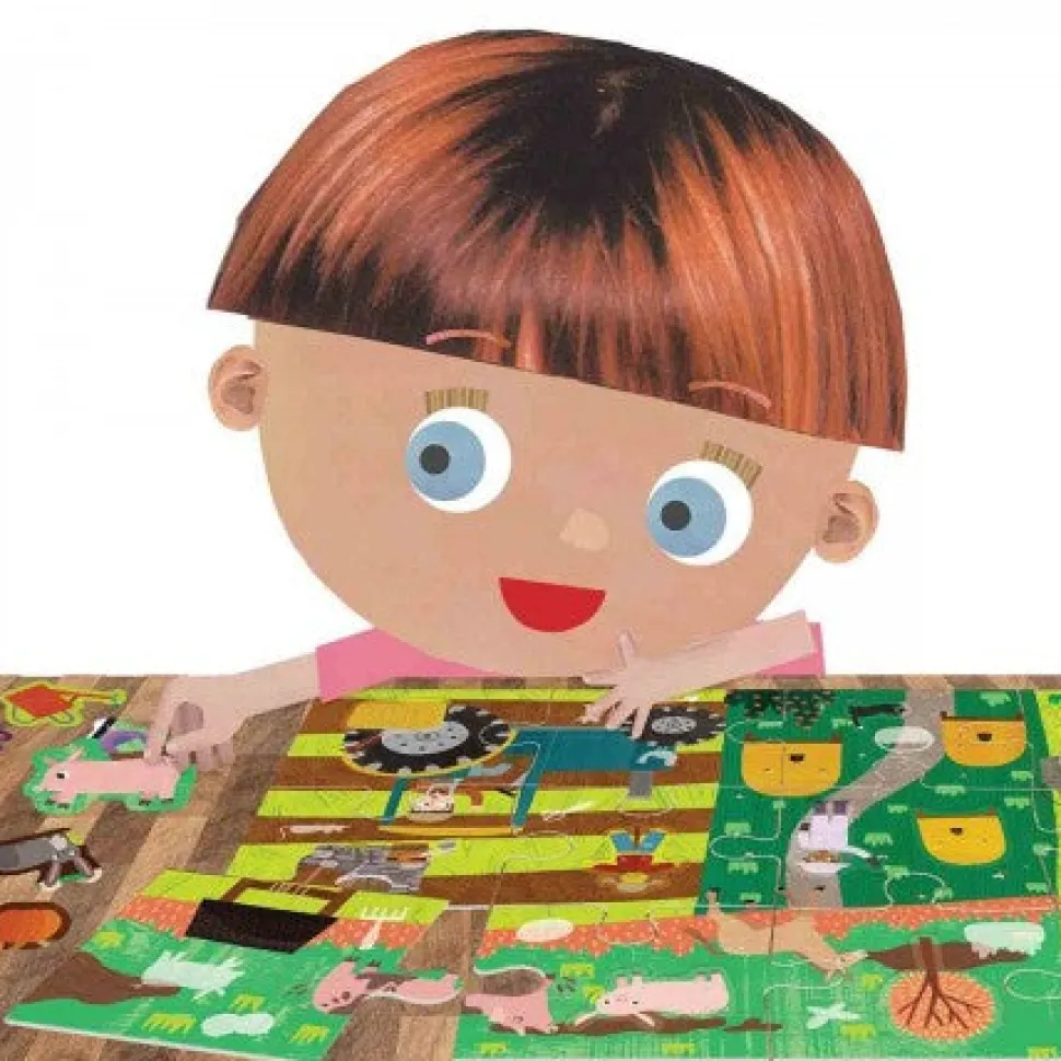Puzzle + Stickers The Farm