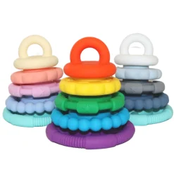 Rainbow Stacker and Teether Toy VARIOUS COLOURS