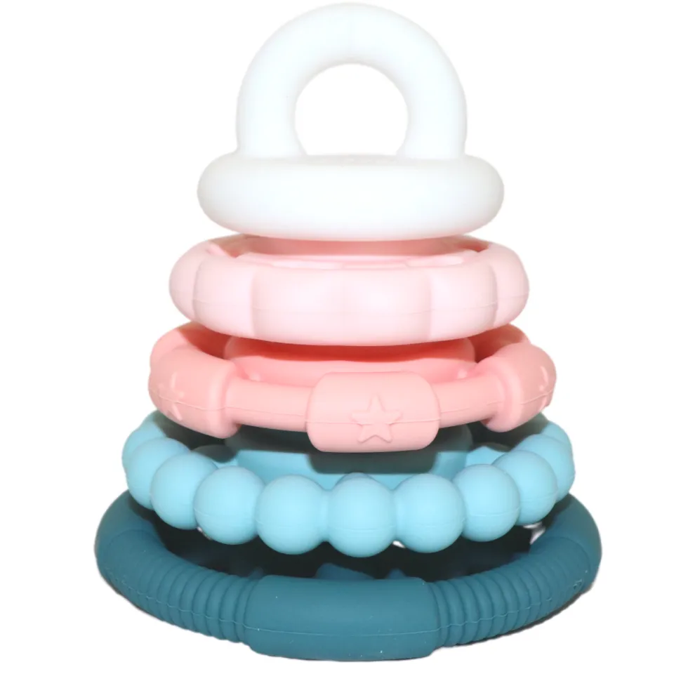 Rainbow Stacker and Teether Toy VARIOUS COLOURS