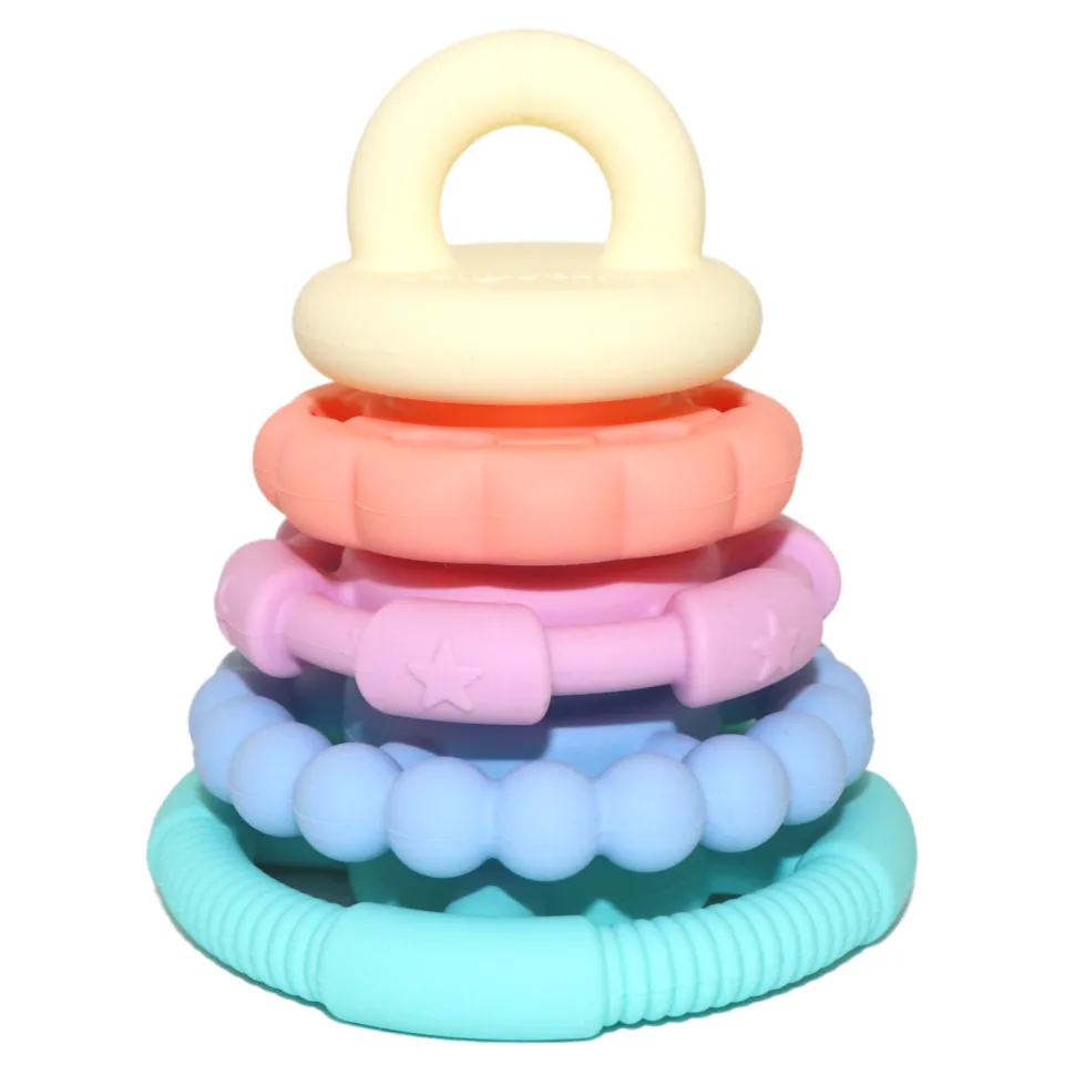 Rainbow Stacker and Teether Toy VARIOUS COLOURS