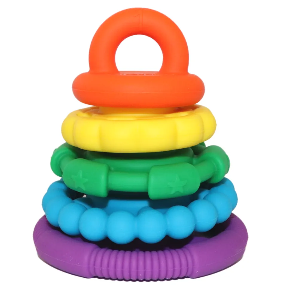 Rainbow Stacker and Teether Toy VARIOUS COLOURS