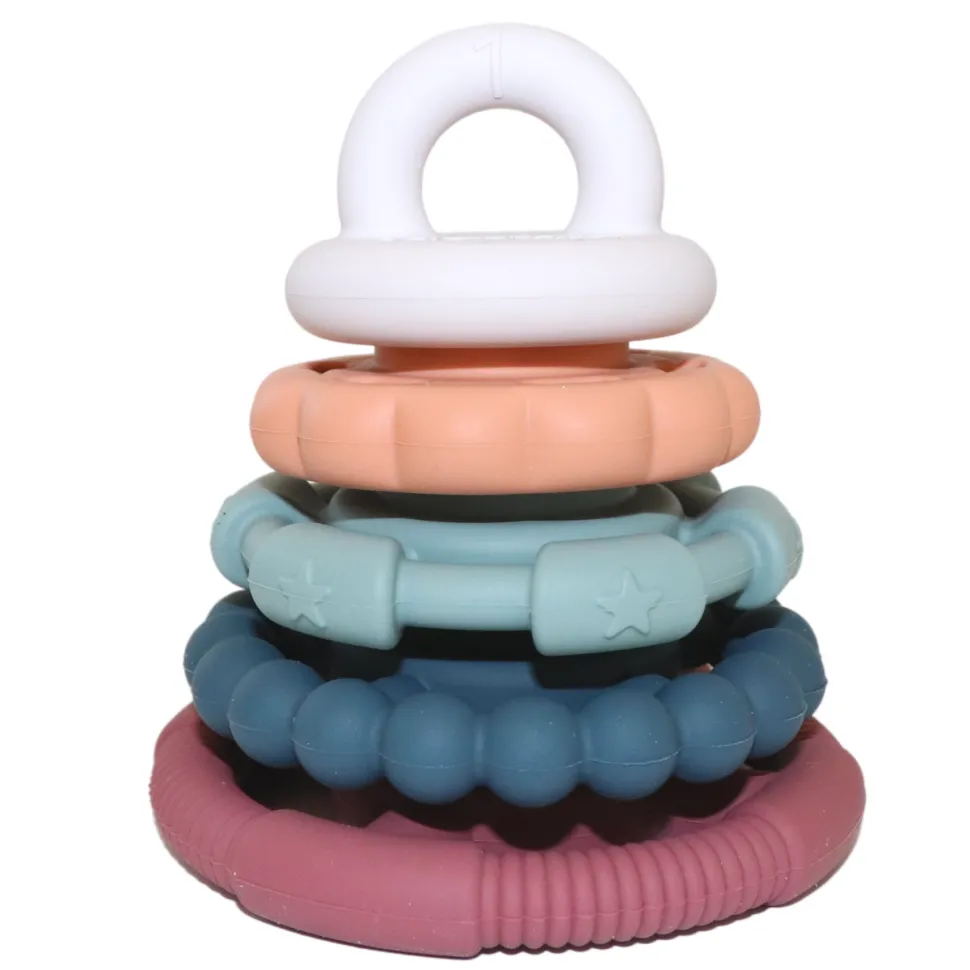 Rainbow Stacker and Teether Toy VARIOUS COLOURS