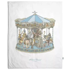 Reversible Quilt - In Bloom Blue / Carousel Blue
