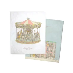 Reversible Quilt - Monceau Mansion/Carousel Pink