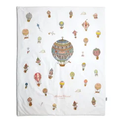 Reversible Quilt - Monceau Mansion/Hot Air Balloon