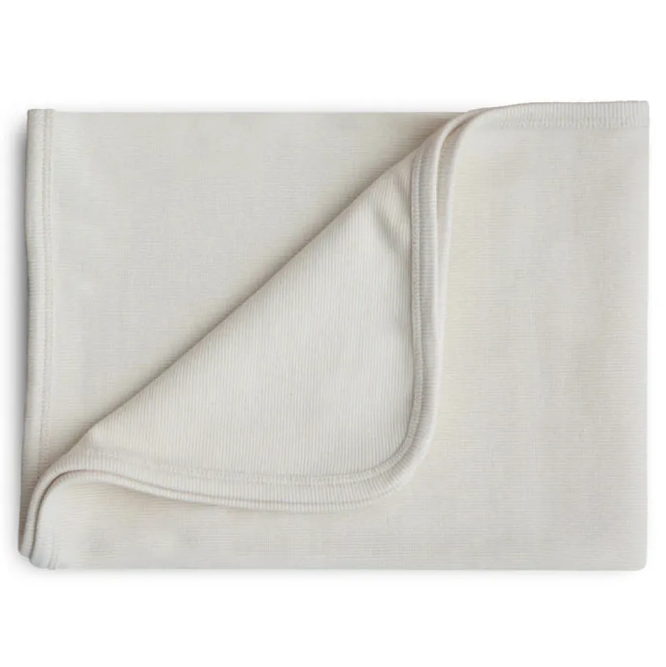Ribbed Baby Blanket VARIOUS COLOURS