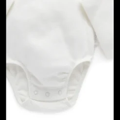Ribbed Bodysuit Long Sleeve - Vanilla
