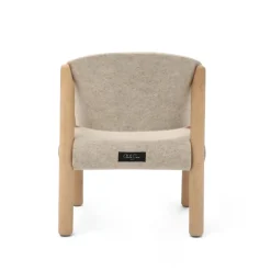 Saba Children's Chair in Beige Felt