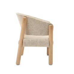 Saba Children's Chair in Beige Felt