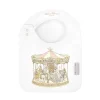 Satin Bib – Carousel Pink