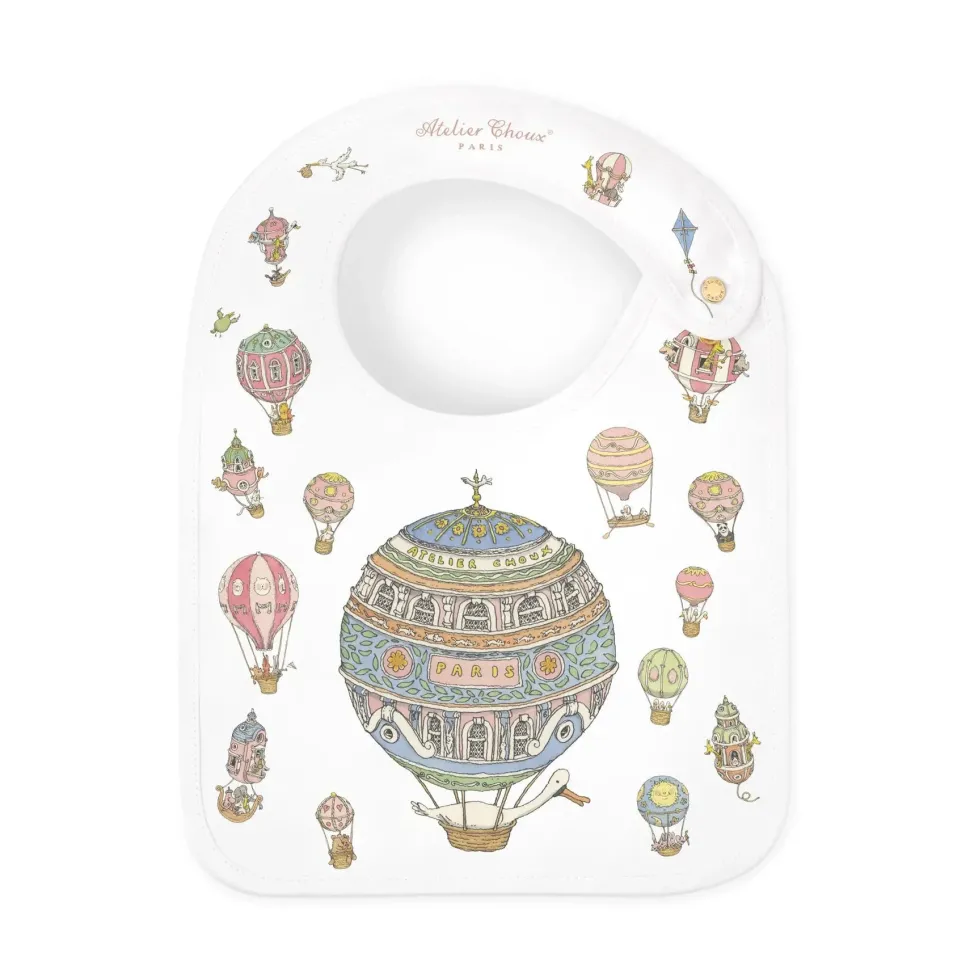 Satin Bib – Hot Air Balloon