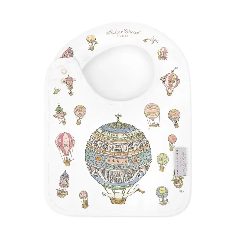 Satin Bib – Hot Air Balloon