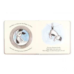 Scuffy Puppy Book (Bashful Black & Cream Puppy)