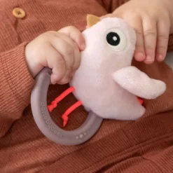 Sensory Rattle with Teether VARIOUS COLOURS
