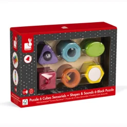 Shapes & Sounds 6 Block Puzzle