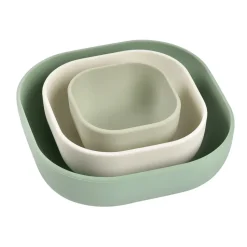 Silicone 3 Piece Nesting Bowl Set VARIOUS COLOURS