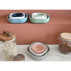 Silicone 3 Piece Nesting Bowl Set VARIOUS COLOURS