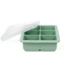 Silicone Baby Food and Breast Milk Freezer Tray - Pea Green