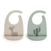 Silicone Bib 2-pack VARIOUS COLOURS
