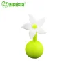 Silicone Breast Pump Flower Stopper - White