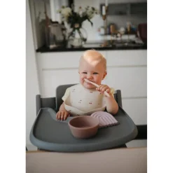 Silicone Feeding Spoon - 2 pack VARIOUS COLOURS
