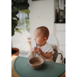 Silicone Feeding Spoon - 2 pack VARIOUS COLOURS