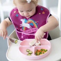 Silicone Grip Dish VARIOUS COLOURS