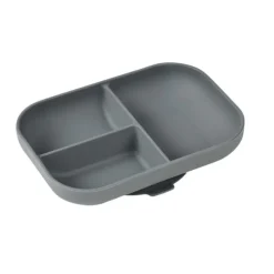 Silicone Suction Divided Plate VARIOUS COLOURS