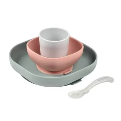 Silicone Suction Meal Set of 4 VARIOUS COLOUR