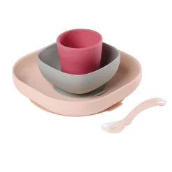 Silicone Suction Meal Set of 4 VARIOUS COLOUR