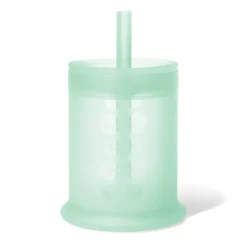 Silicone Training Cup with Lid and Straw