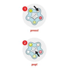 Silver Lining Cloud Pop Star Sensory Toy