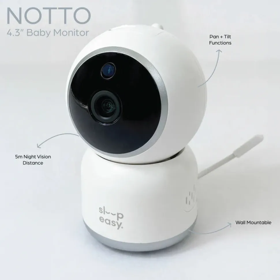 SLEEP EASY RAA430 Notto 4.3'/10.9cm Crystal Clear Baby Monitor