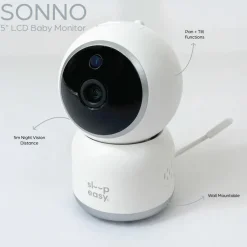 SLEEP EASY RAD505 Sonno 5''12.7cm Crystal Clear Baby Monitor