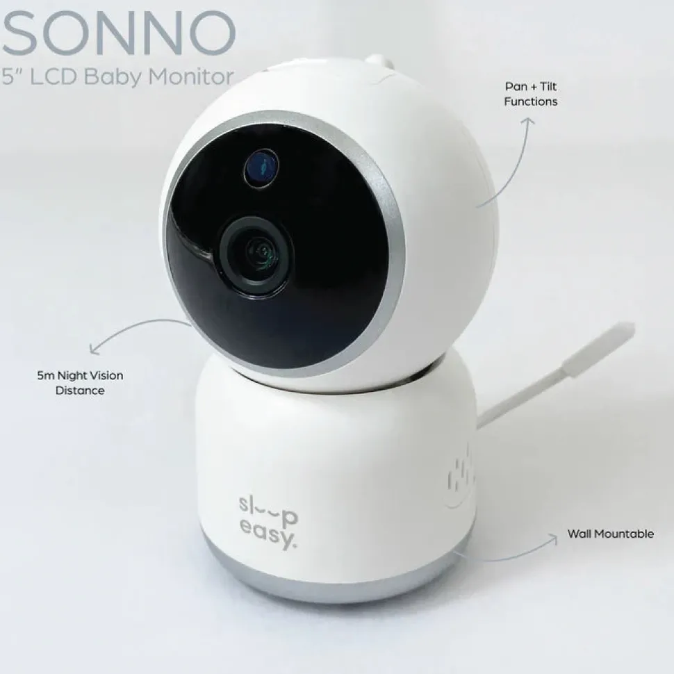 SLEEP EASY RAD505 Sonno 5''12.7cm Crystal Clear Baby Monitor