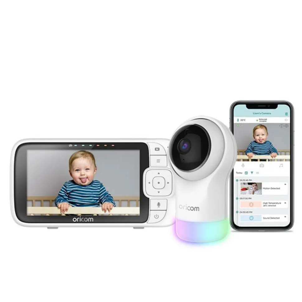 5″ Smart HD Nursery Pal Glow+ Baby Monitor