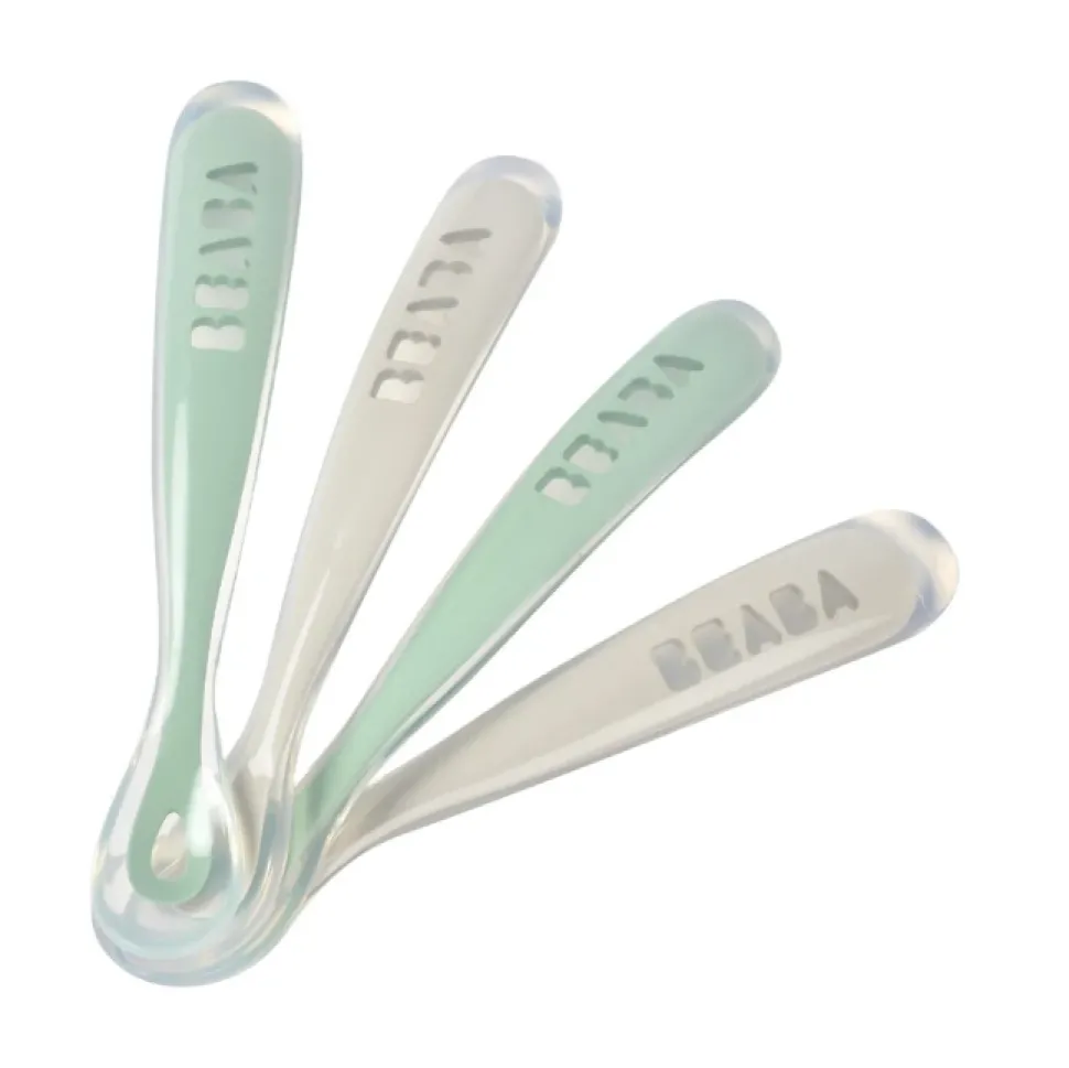 1st Stage Ergonomic Silicone Spoons - Set of 4