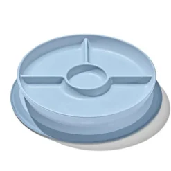 Stick & Stay Suction Divided Plate VARIOUS COLOURS