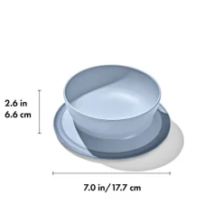 Stick & Stay Suction Divided Bowl VARIOUS COLOURS