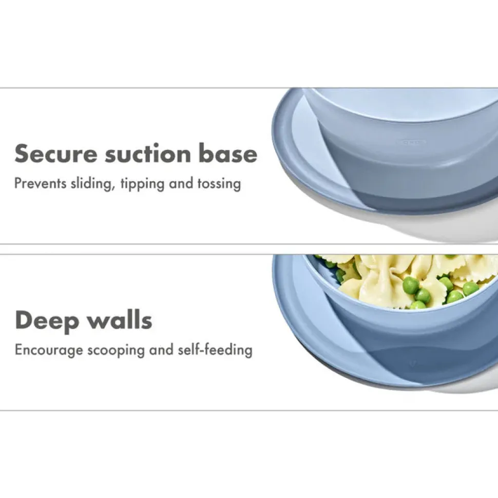 Stick & Stay Suction Divided Bowl VARIOUS COLOURS