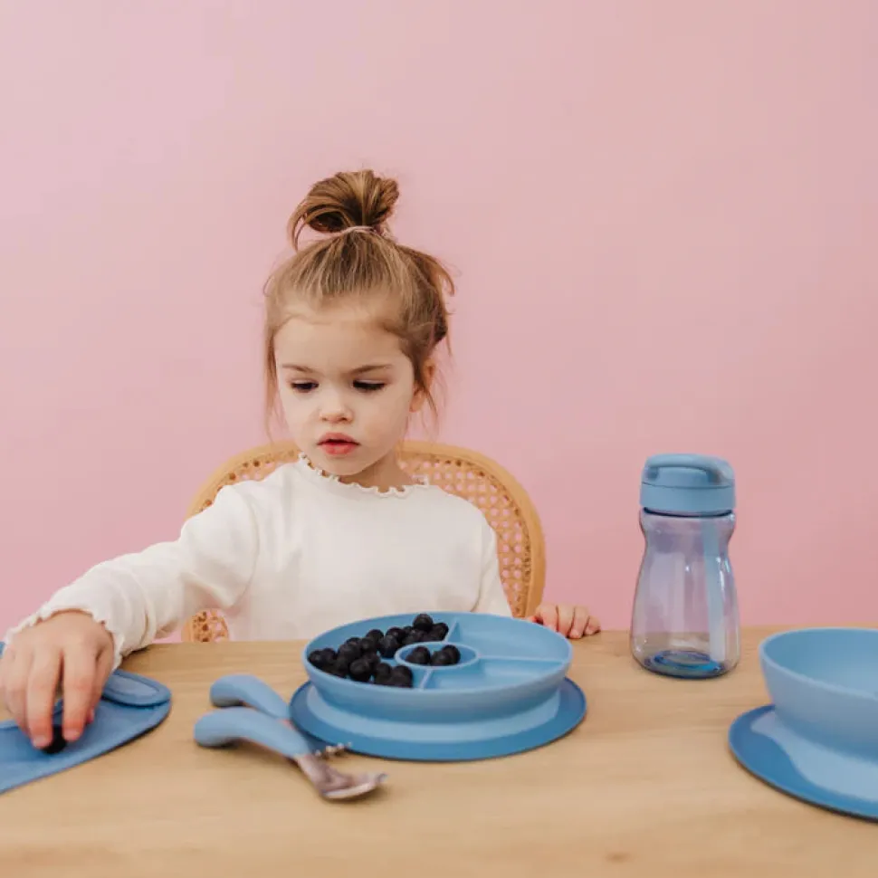 Stick & Stay Suction Divided Plate VARIOUS COLOURS