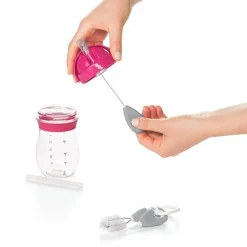 Straw & Sippy Cup Top Cleaning Set - Grey