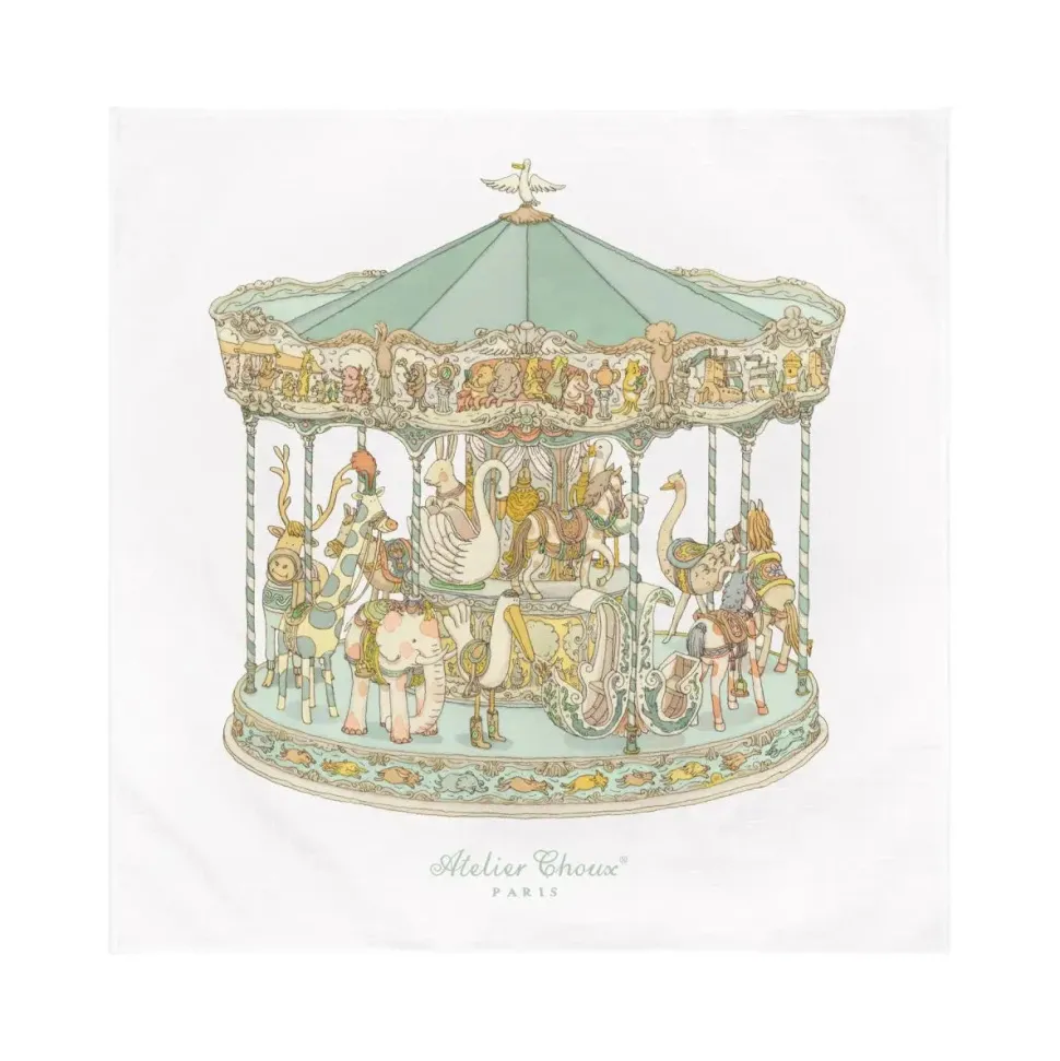 Swaddle - Carousel Green