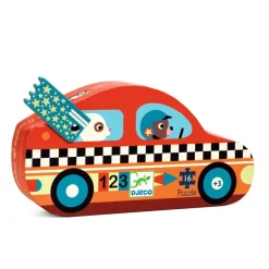The Racing Car 16pc Silhouette Puzzle