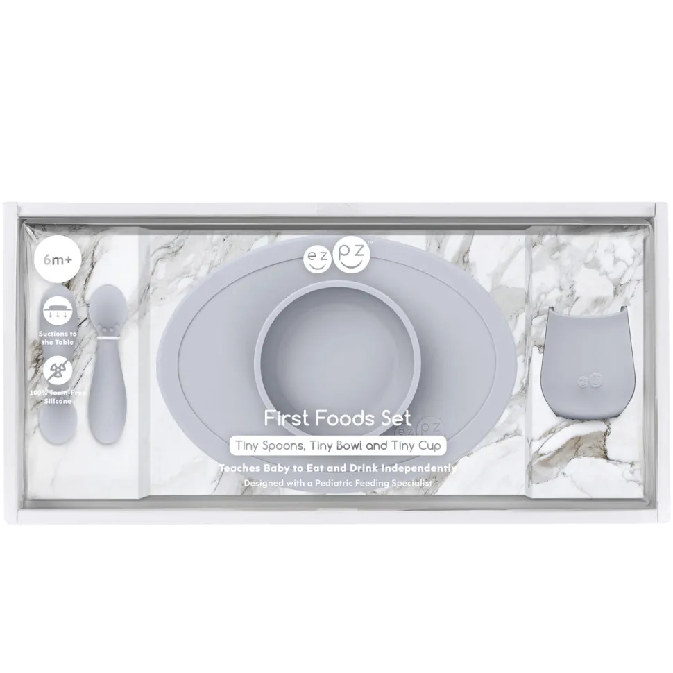 Tiny First Food Set - Pewter