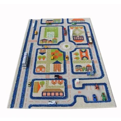 Traffic Blue Rug