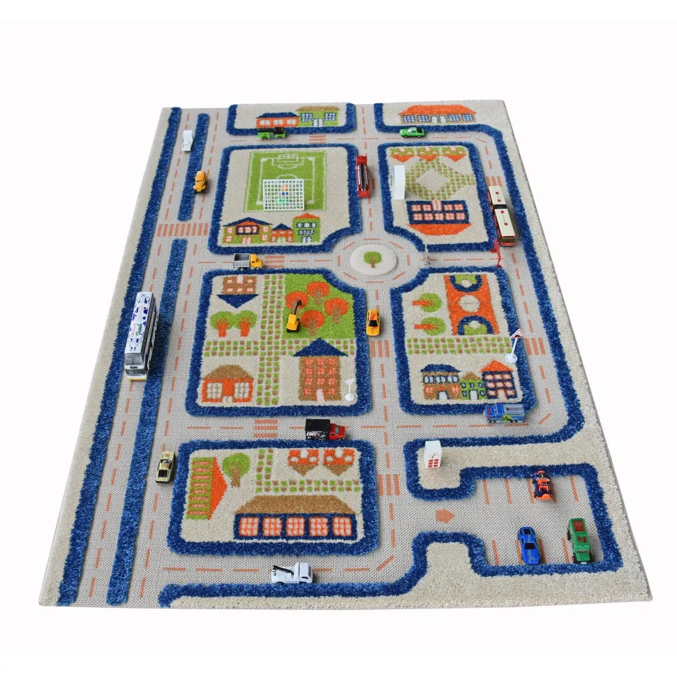Traffic Blue Rug