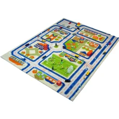 Traffic Blue Rug