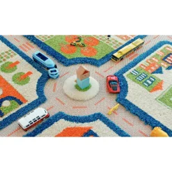 Traffic Blue Rug