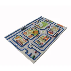 Traffic Blue Rug